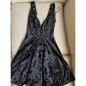 Black Suede Dress (Size XS)
